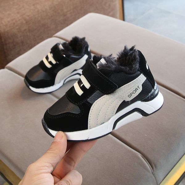 children 2020 winter casual kids sports shoes boys plush sneaker fashion autumn girls boots 1 2 3 4 5 6 year old anti-slippery, Black
children 2020 winter casual kids sports shoes boys plush sneaker fashion autumn girls boots 1 2 3 4 5 6 year old anti-slippery, Black