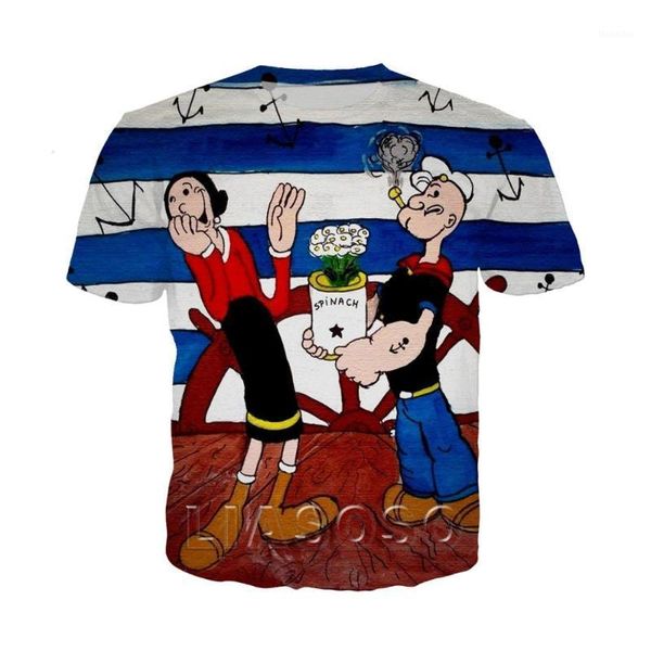 men's t-shirts summer fashion design cartoon anime popeye t-shirt men and women 3d printed harajuku style white 1, White;black
men's t-shirts summer fashion design cartoon anime popeye t-shirt men and women 3d printed harajuku style white 1, White;black