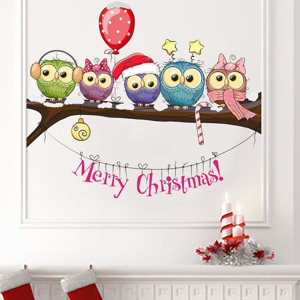 newnewwindow on a owl branch tree christmas wall newchristmas-dressed diy self-adhesive shop stickers decoration 67
newnewwindow on a owl branch tree christmas wall newchristmas-dressed diy self-adhesive shop stickers decoration 67