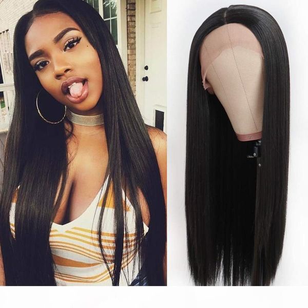 women's long black color silky straight wigs heat resistant full hair fashion synthetic lace wigs with baby hair soft
women's long black color silky straight wigs heat resistant full hair fashion synthetic lace wigs with baby hair soft