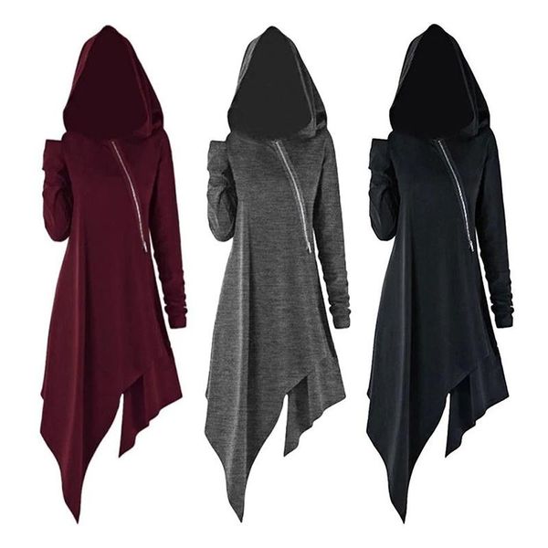 women's jackets neatie kiddie solid casual irregular women long slim jacket sleeve hooded zipper up coat for lady fashion clothes, Black;brown
women's jackets neatie kiddie solid casual irregular women long slim jacket sleeve hooded zipper up coat for lady fashion clothes, Black;brown