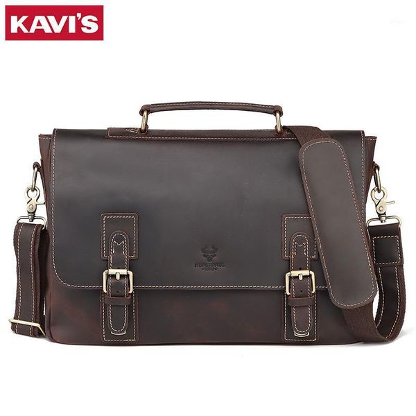 kavis genuine leather luxury men's bag vintage male leather briefcase shoulder messenger handbag lapbusiness travel for men1
kavis genuine leather luxury men's bag vintage male leather briefcase shoulder messenger handbag lapbusiness travel for men1