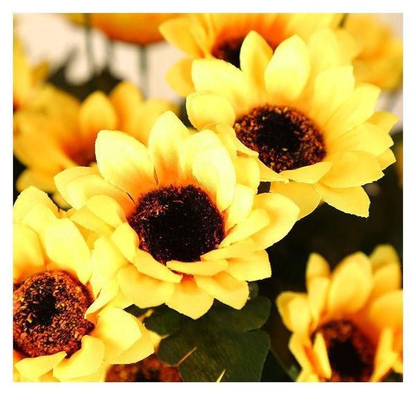 7pcs/lot 30cm artificial sunflowers bouquet for home wedding garden decor living room party table window decor gifts f jlljdv
7pcs/lot 30cm artificial sunflowers bouquet for home wedding garden decor living room party table window decor gifts f jlljdv
