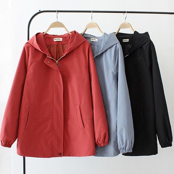 women's trench coat middle-aged women's coat 2020 new spring autumn mid-long hooded zipper casual tooling outerwear 4xl a18511, Tan;black
women's trench coat middle-aged women's coat 2020 new spring autumn mid-long hooded zipper casual tooling outerwear 4xl a18511, Tan;black