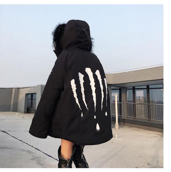 2021 thicken men zipper women coats hip hop scratching fur collar hooded street wear cotton parka jacket add wool clothing ing, Black;brown
2021 thicken men zipper women coats hip hop scratching fur collar hooded street wear cotton parka jacket add wool clothing ing, Black;brown