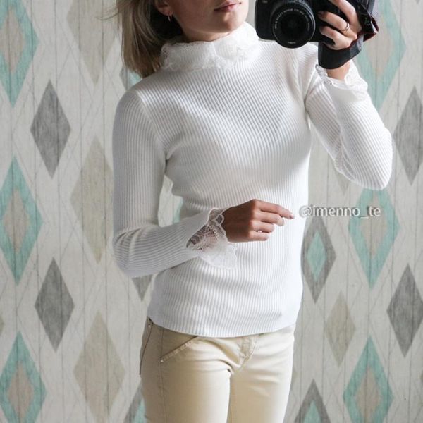 lacing viscose stiching women pullover sweater 2021 autumn winter long sleeve female jumper elegant knitwear korea style sweter, White;black
lacing viscose stiching women pullover sweater 2021 autumn winter long sleeve female jumper elegant knitwear korea style sweter, White;black
