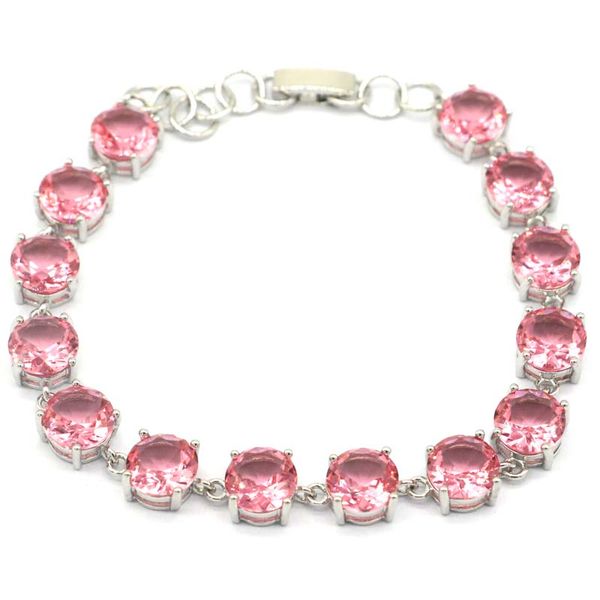12x8mm deluxe 13.5g pink morganite swiss blue z women daily wear silver bracelet 6-8.0inch, Black
12x8mm deluxe 13.5g pink morganite swiss blue z women daily wear silver bracelet 6-8.0inch, Black