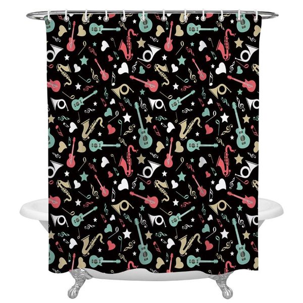 shower curtains music rock guitar doodling curtain decorative waterproof polyester fabric bathroom with hooks home bath decor
shower curtains music rock guitar doodling curtain decorative waterproof polyester fabric bathroom with hooks home bath decor