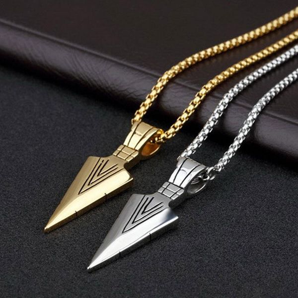 women men necklace stainless steel spearhead arrowhead pendant necklaces chocker jewelry nyz shop, Silver
women men necklace stainless steel spearhead arrowhead pendant necklaces chocker jewelry nyz shop, Silver