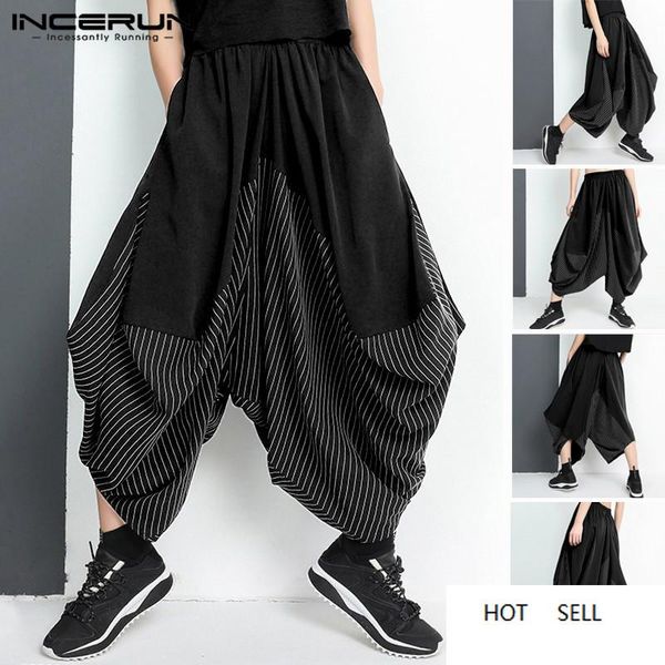 streetwear pants mens patchwork cropped pants men sports leggings loose harem trousers sweatpants elastic waist joggers bottoms, Black
streetwear pants mens patchwork cropped pants men sports leggings loose harem trousers sweatpants elastic waist joggers bottoms, Black
