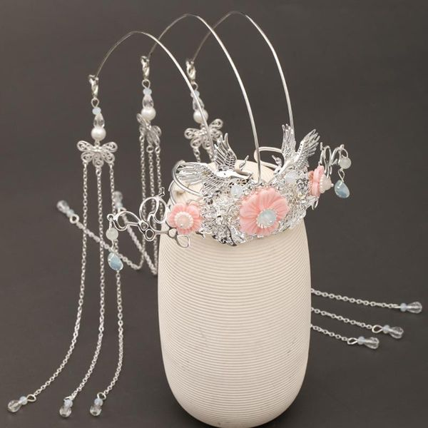 ancient chinese style crystal pearls tiaras and crowns headbands for women girls bride noiva wedding hair jewelry forseven, Golden;silver
ancient chinese style crystal pearls tiaras and crowns headbands for women girls bride noiva wedding hair jewelry forseven, Golden;silver