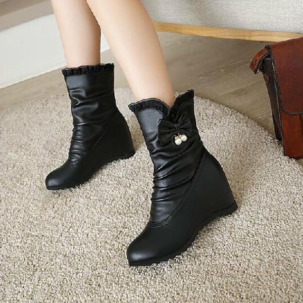 boots women ankle gladiator flats shoe plus size autumn wam height incleasing shoes booties pu leather botas mujer d20501, Black
boots women ankle gladiator flats shoe plus size autumn wam height incleasing shoes booties pu leather botas mujer d20501, Black