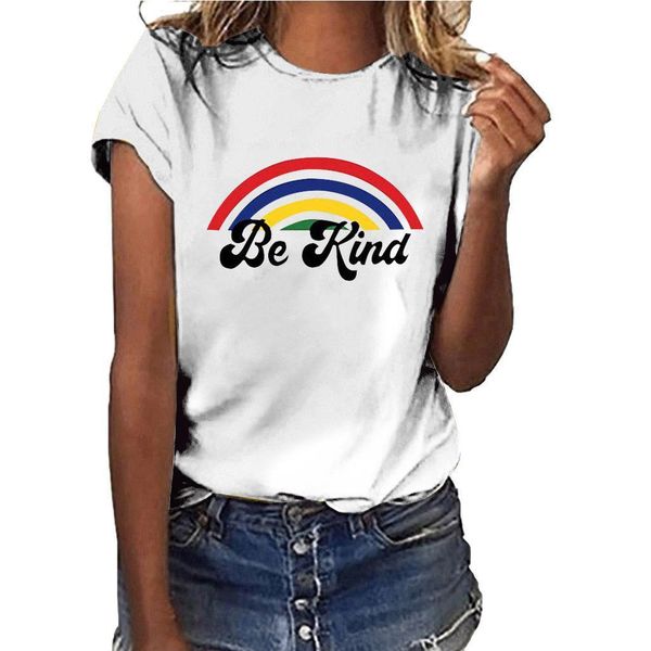 hillbilly be kind rainbow letter tumblr grunge aesthetic tee shirt women graphic clothes camisetas verano mujer 2021, White
hillbilly be kind rainbow letter tumblr grunge aesthetic tee shirt women graphic clothes camisetas verano mujer 2021, White