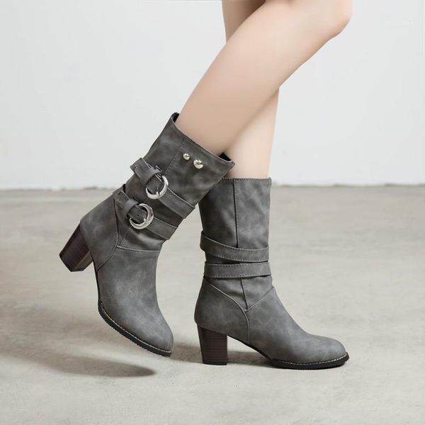 big size boots women woman winter boots women shoes botas plain round head socket metal trim rivet1, Black
big size boots women woman winter boots women shoes botas plain round head socket metal trim rivet1, Black