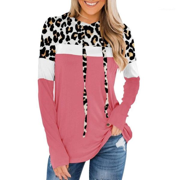 women's hoodies & sweatshirts color leopard women's long sleeve round neck loose pullover drawstring blusas mujer de moda 2021 un, Black
women's hoodies & sweatshirts color leopard women's long sleeve round neck loose pullover drawstring blusas mujer de moda 2021 un, Black