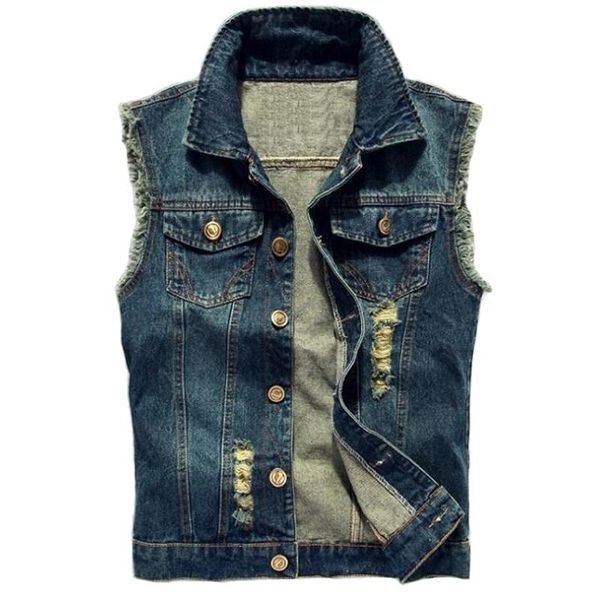 men's vests jacket men vest fashion hole denim sleeves jackets mens casual street gilet cowboy clothing plus size 5xl 6xl chaleco, Black;white
men's vests jacket men vest fashion hole denim sleeves jackets mens casual street gilet cowboy clothing plus size 5xl 6xl chaleco, Black;white