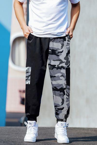 fat brother casual camouflage oversized men's fattening and casual color matching men's pants trouserssuper fat pants straight hai, Blue
fat brother casual camouflage oversized men's fattening and casual color matching men's pants trouserssuper fat pants straight hai, Blue