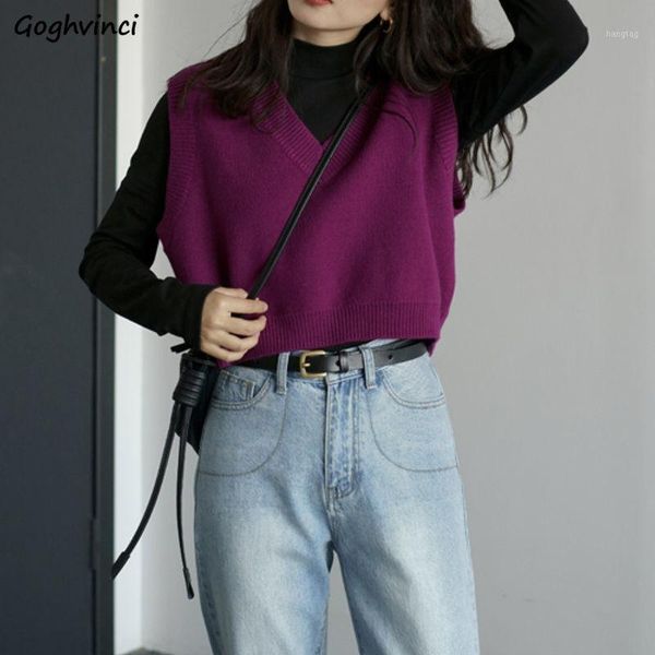 sweater vest women solid simple knitter leisure chic womens sweaters elegant all-match v-neck short style jumper bf1, Black;white
sweater vest women solid simple knitter leisure chic womens sweaters elegant all-match v-neck short style jumper bf1, Black;white