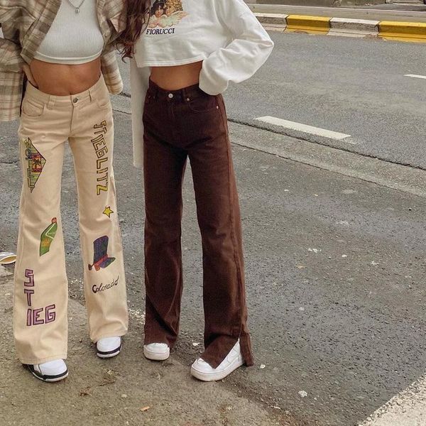 women's pants & capris indie aesthetic woman brwon y2k 90s vintage baggy straight trousers harajuku streetwear fashion gothic punk jogg, Black;white
women's pants & capris indie aesthetic woman brwon y2k 90s vintage baggy straight trousers harajuku streetwear fashion gothic punk jogg, Black;white
