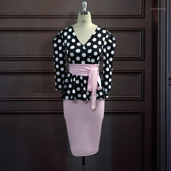 casual dresses vintage polka dot office ladies bodycon midi dress summer 2021 women clothes pink high waist peplum tunic plus size dresses1, Black;gray
casual dresses vintage polka dot office ladies bodycon midi dress summer 2021 women clothes pink high waist peplum tunic plus size dresses1, Black;gray