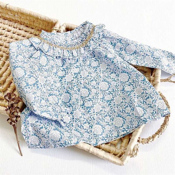 sweet kids baby girls floral shirt for autumn girl long sleeve embroidery children's clothes 220125, White;black
sweet kids baby girls floral shirt for autumn girl long sleeve embroidery children's clothes 220125, White;black