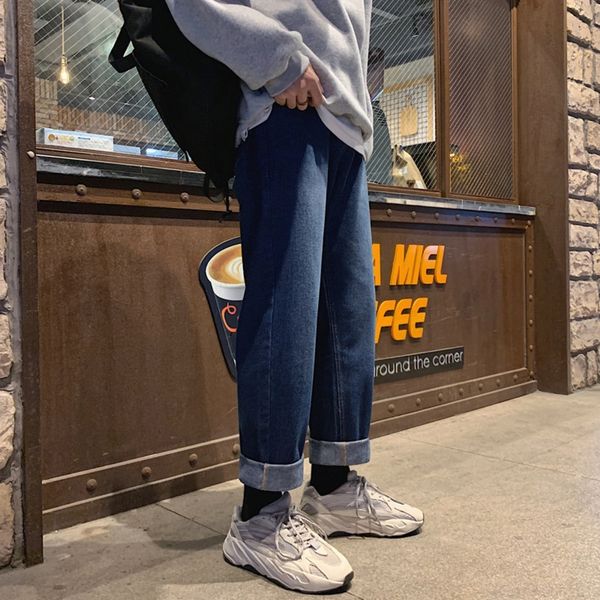 paemt men's 2020 new autumn men's wide loose straight jeans long jeans leg trendy wide-leg pants youth wide pants nyimd, Blue
paemt men's 2020 new autumn men's wide loose straight jeans long jeans leg trendy wide-leg pants youth wide pants nyimd, Blue