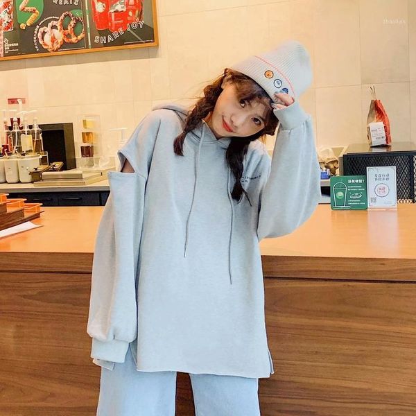 small letter printed women's autumn 2020 new korean version loose casual split hooded fashion all-match1, Black
small letter printed women's autumn 2020 new korean version loose casual split hooded fashion all-match1, Black