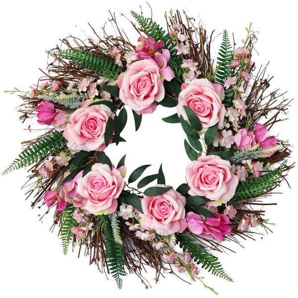 decorative flowers & wreaths spring 2021 style simulation of pink rose wreath door decoration
decorative flowers & wreaths spring 2021 style simulation of pink rose wreath door decoration