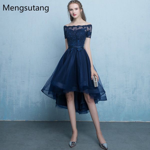 robe de soiree navy blue lace up vestido de festa evening dress with appliques short front long back party dresses prom dresses lj201120, White;black
robe de soiree navy blue lace up vestido de festa evening dress with appliques short front long back party dresses prom dresses lj201120, White;black