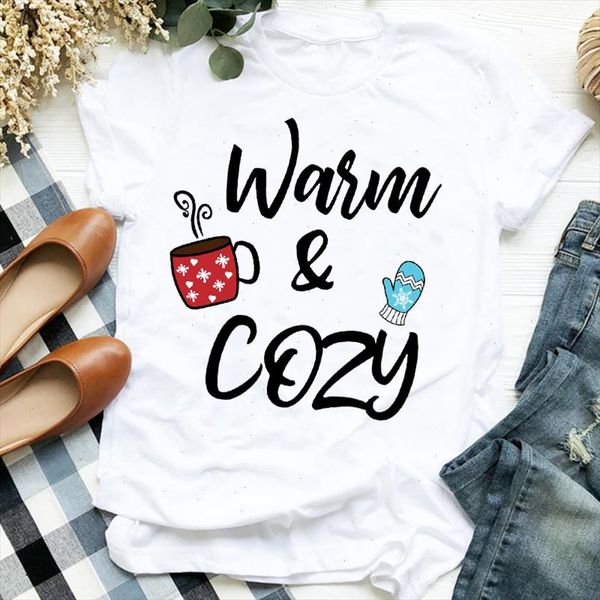 women merry christmas coffee snowflake cartoon letter cute holiday clothes ladies graphic print tee tshirt female t shirt, White
women merry christmas coffee snowflake cartoon letter cute holiday clothes ladies graphic print tee tshirt female t shirt, White