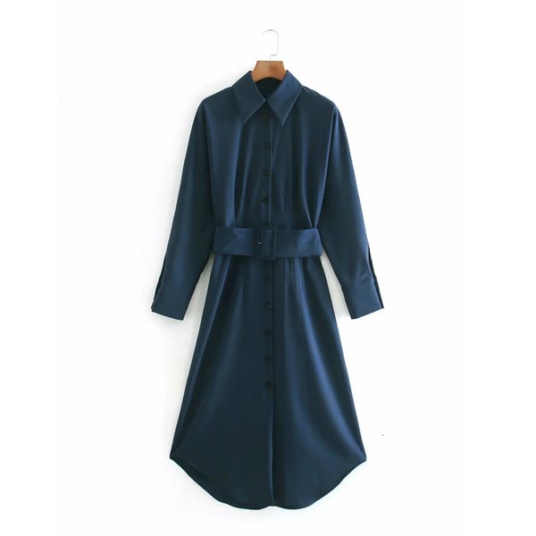 2021 new autumn navy blue belted shirt women fashion long sleeve collared midi dresses woman button up vintage casual dress 7njk, Black;gray
2021 new autumn navy blue belted shirt women fashion long sleeve collared midi dresses woman button up vintage casual dress 7njk, Black;gray