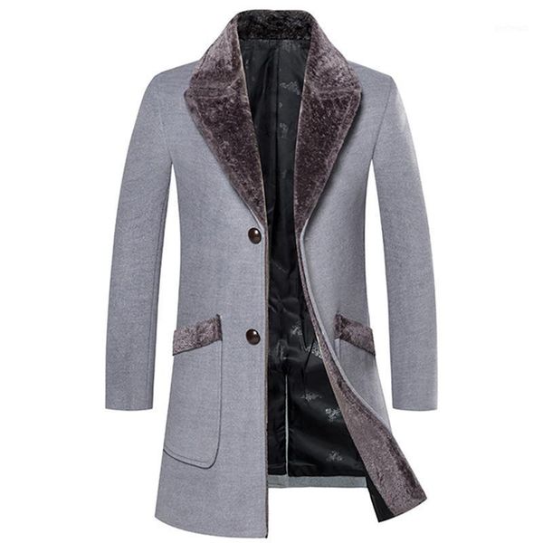 men's wool & blends nice tide male solid color slim casual windbreaker winter men's long woolen coat fur collar warm coats jacket, Black
men's wool & blends nice tide male solid color slim casual windbreaker winter men's long woolen coat fur collar warm coats jacket, Black