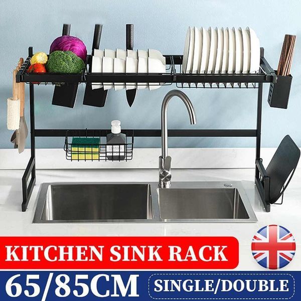 85cm stainless steel kitchen shelf organizer over the sink dish drying rack holder draining shelf storage organizer container1
85cm stainless steel kitchen shelf organizer over the sink dish drying rack holder draining shelf storage organizer container1