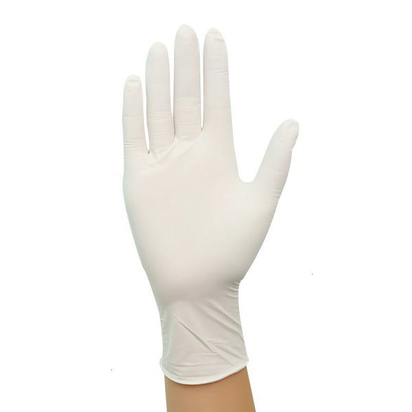 rubber 100pcs disposable latex white non-slip laboratory protective gloves selling household cleaning products in sto zfwr#outlet35ph 
rubber 100pcs disposable latex white non-slip laboratory protective gloves selling household cleaning products in sto zfwr#outlet35ph