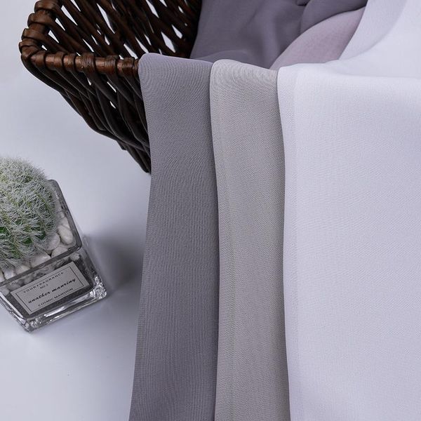 chiffon textile window screening fabric pure color semi-transparent window screening for living room and bedroom
chiffon textile window screening fabric pure color semi-transparent window screening for living room and bedroom