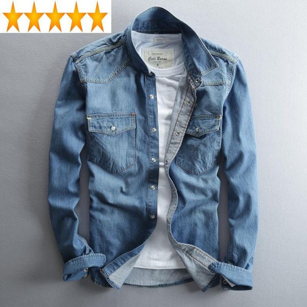 2021 denim spring fashion summer cotton shirts for men jeans long sleeve shirt korean clothes chemise homme, White;black
2021 denim spring fashion summer cotton shirts for men jeans long sleeve shirt korean clothes chemise homme, White;black