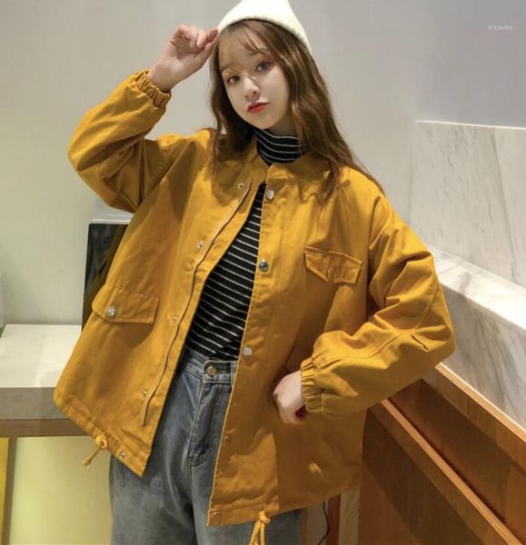 women's denim tooling jacket 2019 autumn new loose women's jackets casual zipper drawstring close short coat outerwear parkas1, Black;brown
women's denim tooling jacket 2019 autumn new loose women's jackets casual zipper drawstring close short coat outerwear parkas1, Black;brown