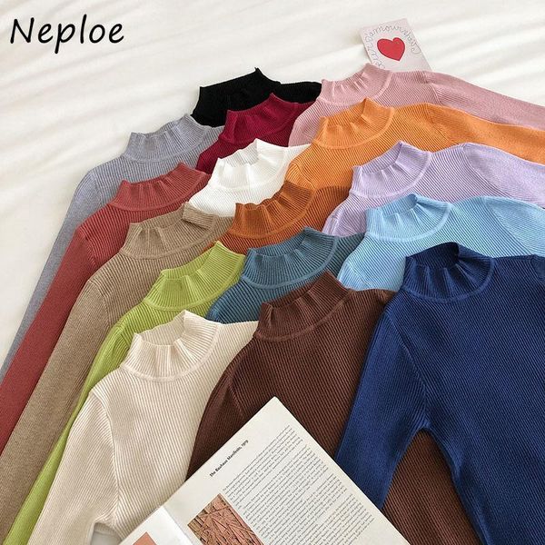 neploe simple fresh solid color knitted sweater women 2020 autumn winter new slim fit pullover all-match long sleeve femme 1, White;black
neploe simple fresh solid color knitted sweater women 2020 autumn winter new slim fit pullover all-match long sleeve femme 1, White;black