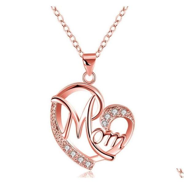 european and american women necklace (including chain)mom color heart set diamond wish style mother's da sqczqe new_dhbest, Silver
european and american women necklace (including chain)mom color heart set diamond wish style mother's da sqczqe new_dhbest, Silver
