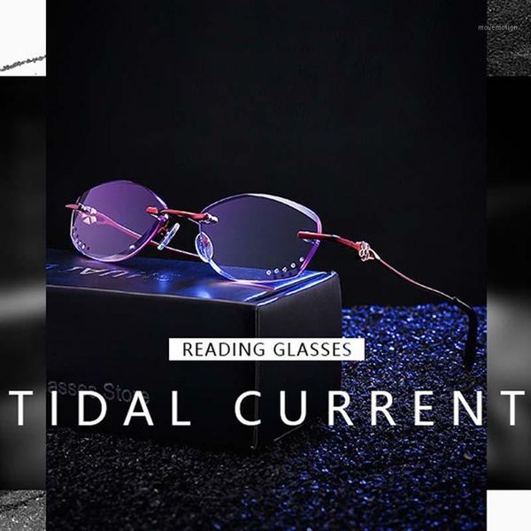 high-end trimming ladies reading glasses frameless diamond-encrusted reading glasses for the elderly1, White;black
high-end trimming ladies reading glasses frameless diamond-encrusted reading glasses for the elderly1, White;black