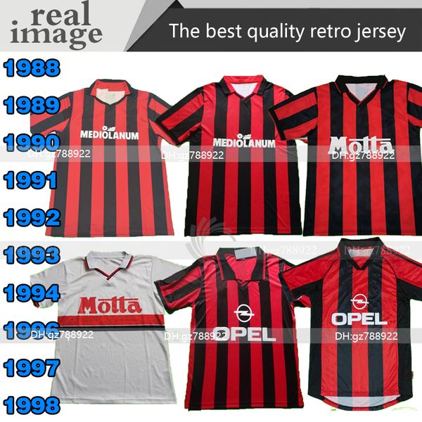 1988 1989 1990 1991 1992 1993 1994 1996 1997 1998 retro soccer jersey vintage football shirt classic ac maldini milan van basten weah, Black;yellow
1988 1989 1990 1991 1992 1993 1994 1996 1997 1998 retro soccer jersey vintage football shirt classic ac maldini milan van basten weah, Black;yellow