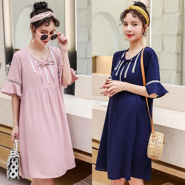 maternity dresses 2861# clothes nursing dress summer loose stylish for pregnant women pregnancy breastfeeding1, White
maternity dresses 2861# clothes nursing dress summer loose stylish for pregnant women pregnancy breastfeeding1, White