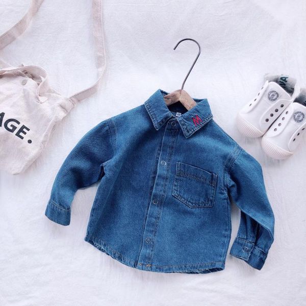 jackets fashion embroidery baby girls boys spring autumn jeans blouse long sleeve pocket denim jacket coat children street wear, Blue;gray
jackets fashion embroidery baby girls boys spring autumn jeans blouse long sleeve pocket denim jacket coat children street wear, Blue;gray