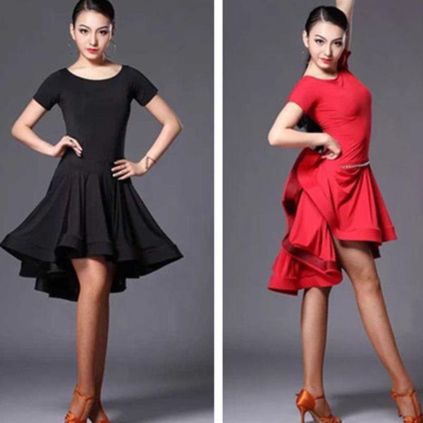 stage wear latin dance dress super ice fiber red dancing clothing practive suit moder long sleeve, Black;red
stage wear latin dance dress super ice fiber red dancing clothing practive suit moder long sleeve, Black;red