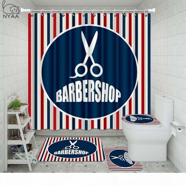 vixm barber shop labels bathroom waterproof shower curtain set pedestal rug lid carpet toilet cover set bath curtain mat
vixm barber shop labels bathroom waterproof shower curtain set pedestal rug lid carpet toilet cover set bath curtain mat