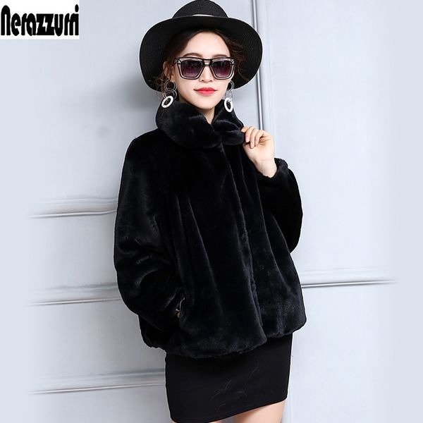 nerazzurri autumn short light faux fur jacket women long sleeve high waist plus size fashion 5xl 6xl 7xl pleated fake fur coatsx1016, Black;brown
nerazzurri autumn short light faux fur jacket women long sleeve high waist plus size fashion 5xl 6xl 7xl pleated fake fur coatsx1016, Black;brown