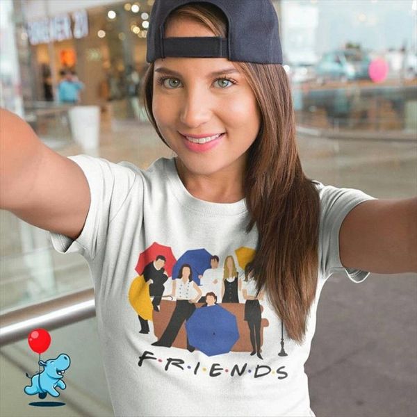 fashion friends tv tshirt women summer funny casual streetwear tee shirt femme harajuku show gift t shirt camiseta, White
fashion friends tv tshirt women summer funny casual streetwear tee shirt femme harajuku show gift t shirt camiseta, White