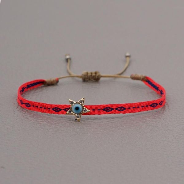 go2boho evil eye bracelet for ladies trendy star jewellery braided rope jewelry adjustable braid pulsera red bracelets wholesale, Golden;silver
go2boho evil eye bracelet for ladies trendy star jewellery braided rope jewelry adjustable braid pulsera red bracelets wholesale, Golden;silver