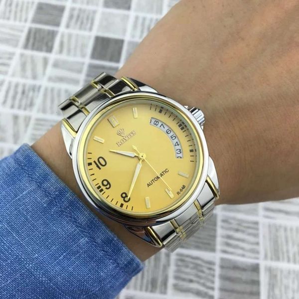 men's lewitt watch mechanical calendar waterproof business automatic watch stainless steel watch quartz, Slivery;brown
men's lewitt watch mechanical calendar waterproof business automatic watch stainless steel watch quartz, Slivery;brown