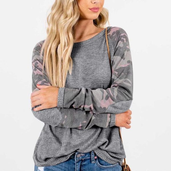 women long sleeve white leopard blouse fashion womens o-neck long sleeves camouflage print loose blouse #1, Black 
women long sleeve white leopard blouse fashion womens o-neck long sleeves camouflage print loose blouse #1, Black